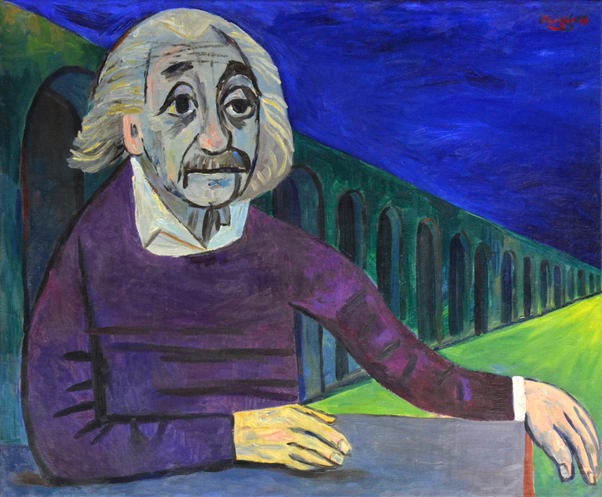 Wojciech Fangor: Albert Einstein, 1949