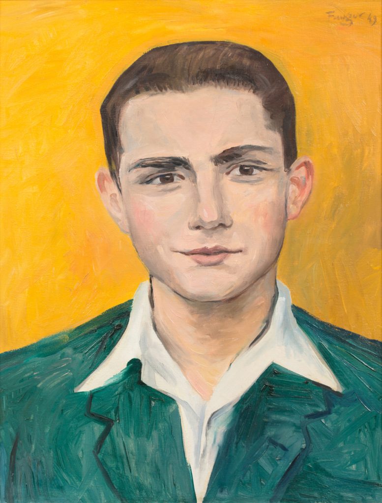 Wojciech Fangor: Portret młodego mężczyzny, 1949