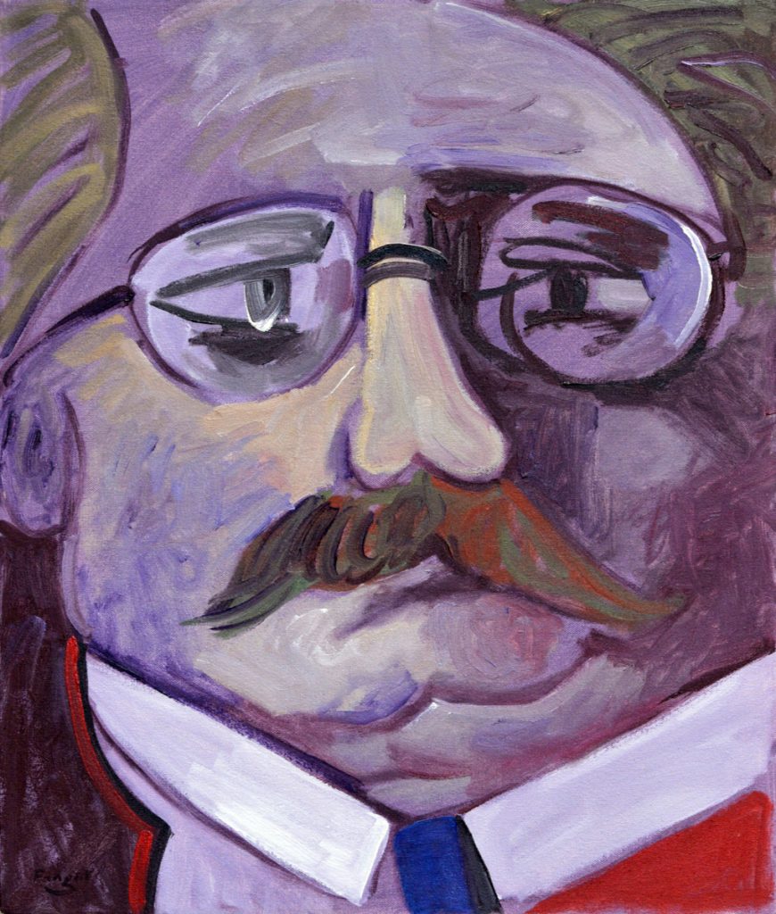 Wojciech Fangor: _Stanisław Leszczyński_ z cyklu _Poczet Królów Polskich_, 1990