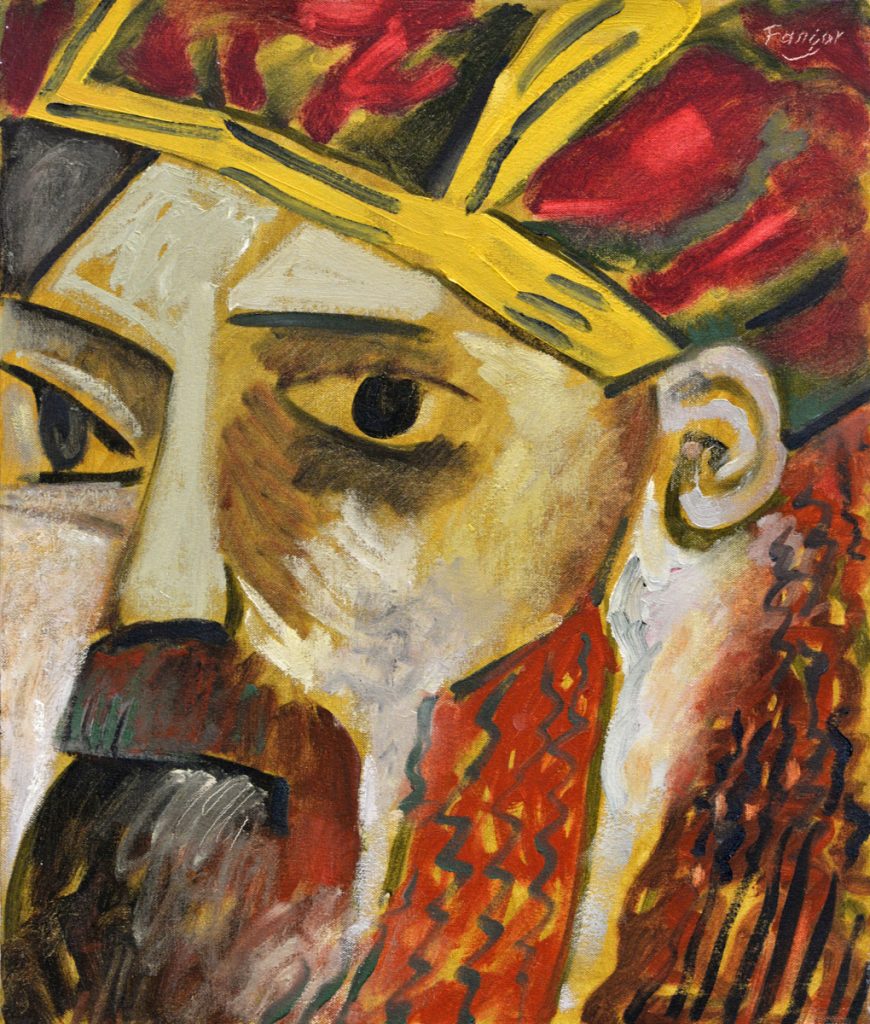 Wojciech Fangor: _Władysław Herman_ z cyklu _Poczet Królów Polskich_, 1990