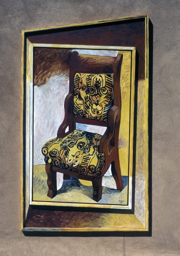 Wojciech Fangor: _Krzesło 3 / Krzesło żółte_, 1993