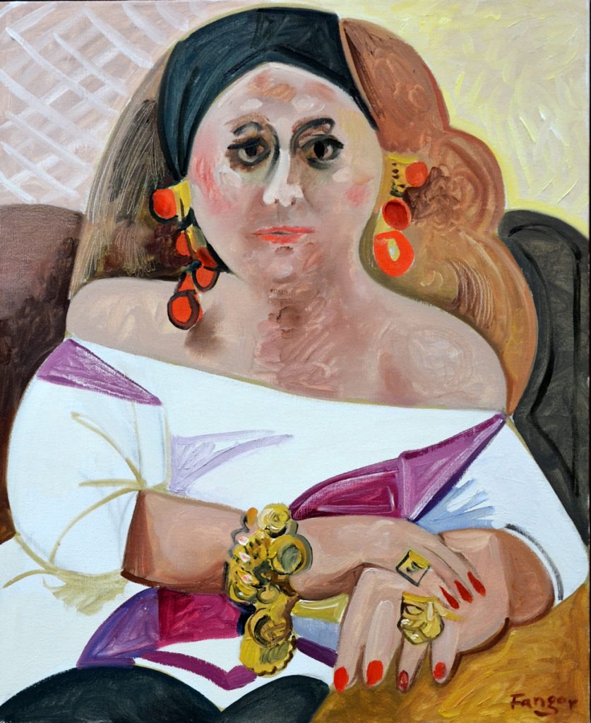 Wojciech Fangor: _Ewa Pape 2_, 1994