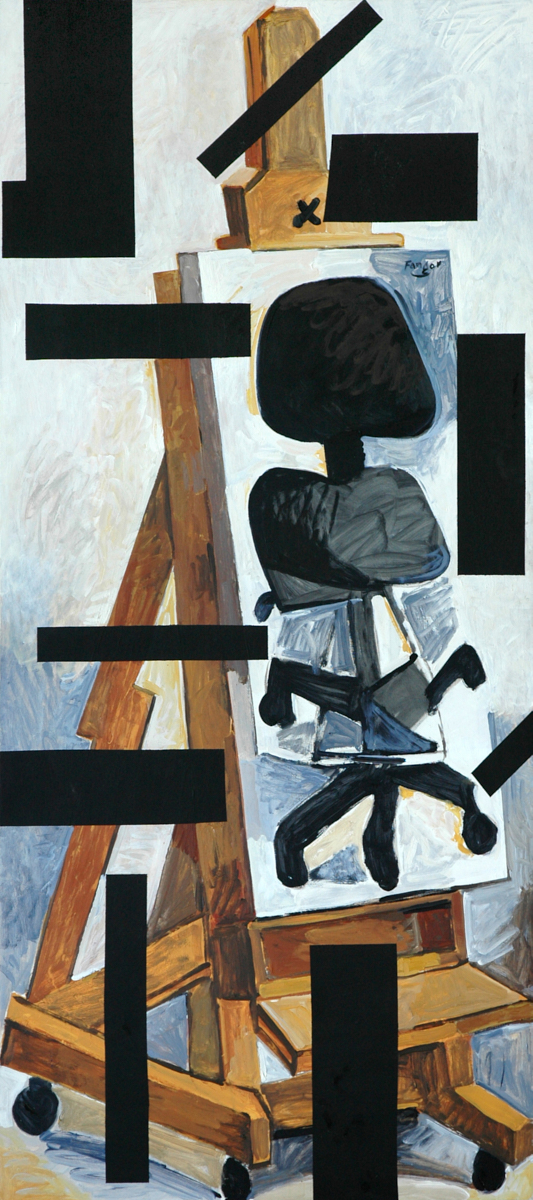 Wojciech Fangor: Painting of a painting, 1994