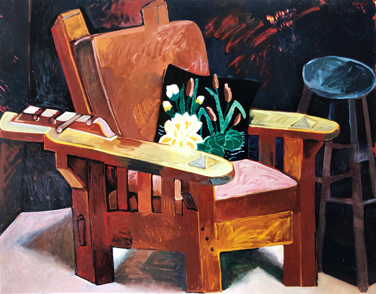 Wojciech Fangor: [Armchair with cushion], 1995