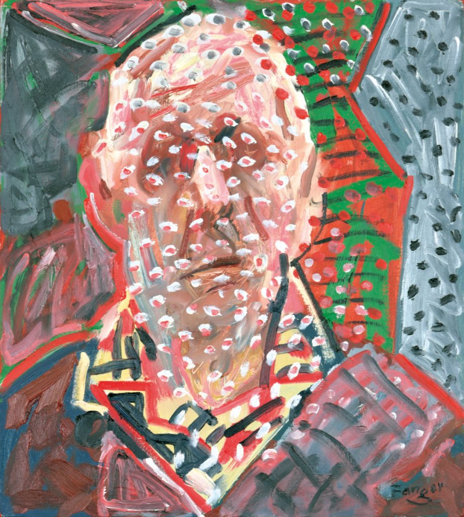 Wojciech Fangor: _Autoportret_, 1998
