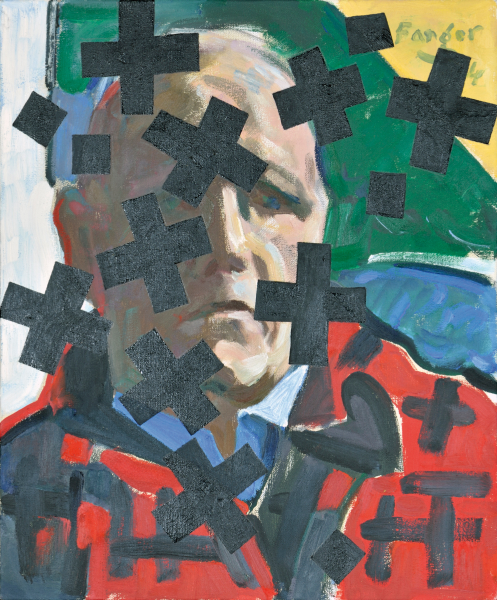 Wojciech Fangor: Self-portrait 1, 2004