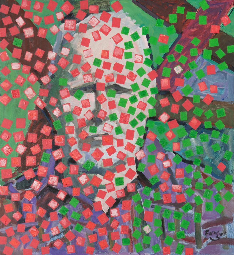 Wojciech Fangor: _Autoportret_, 2004
