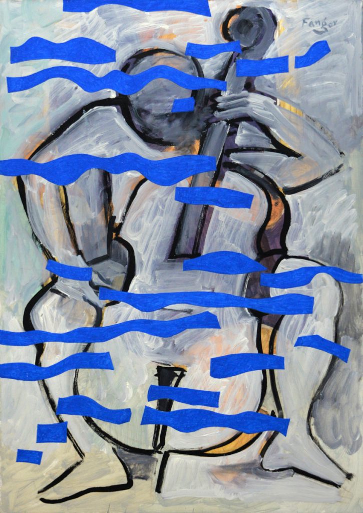 Wojciech Fangor: Wiolonczelistka, 2004