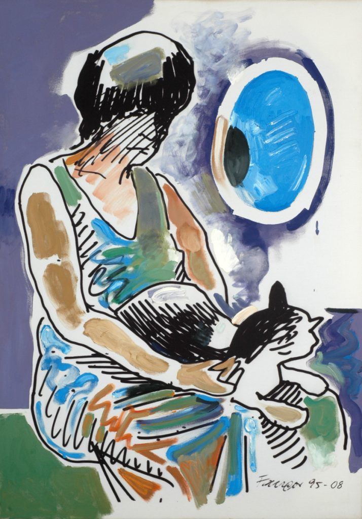 Wojciech Fangor: _Owalne lustro_, 1995–2008