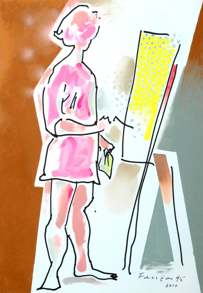Wojciech Fangor: _Studentka II_, 1995–2010