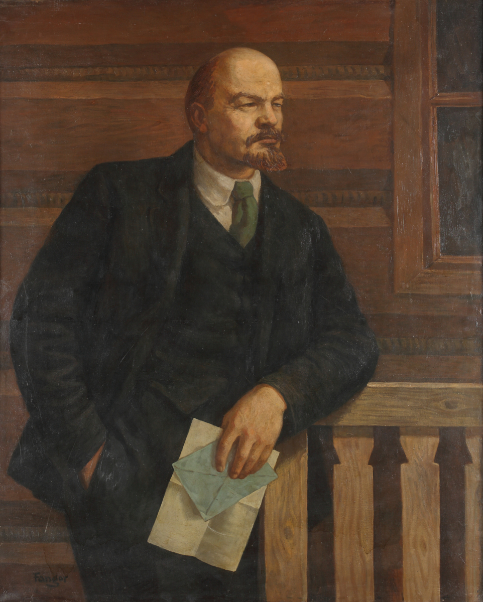 Wojciech Fangor: Lenin in Poronin, 1951