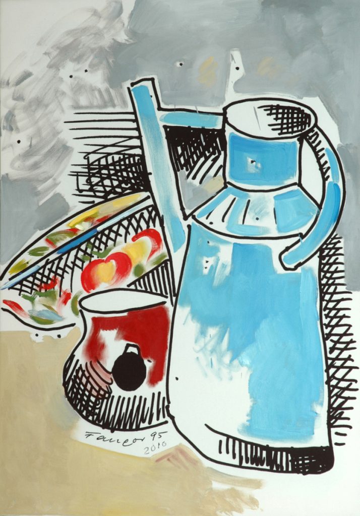 Wojciech Fangor: _Niebieska konewka_, 1995–2010