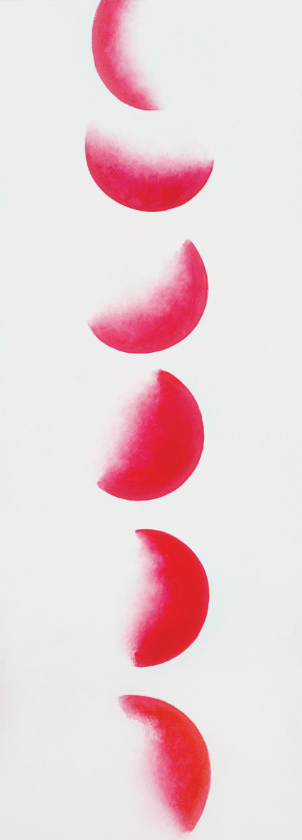 Wojciech Fangor: Red Moons 1, 2010