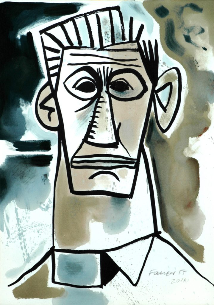 Wojciech Fangor: _Stanisław Zamecznik I_, 1955/2011