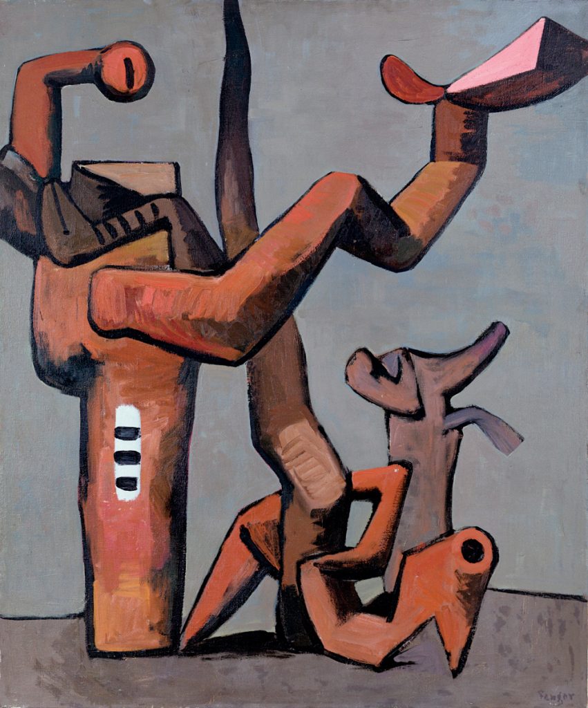 Wojciech Fangor: _Kompozycja II_, 1953