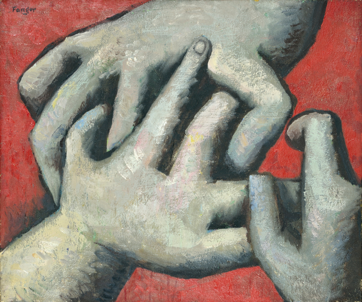 Wojciech Fangor: _Ręce_, 1955