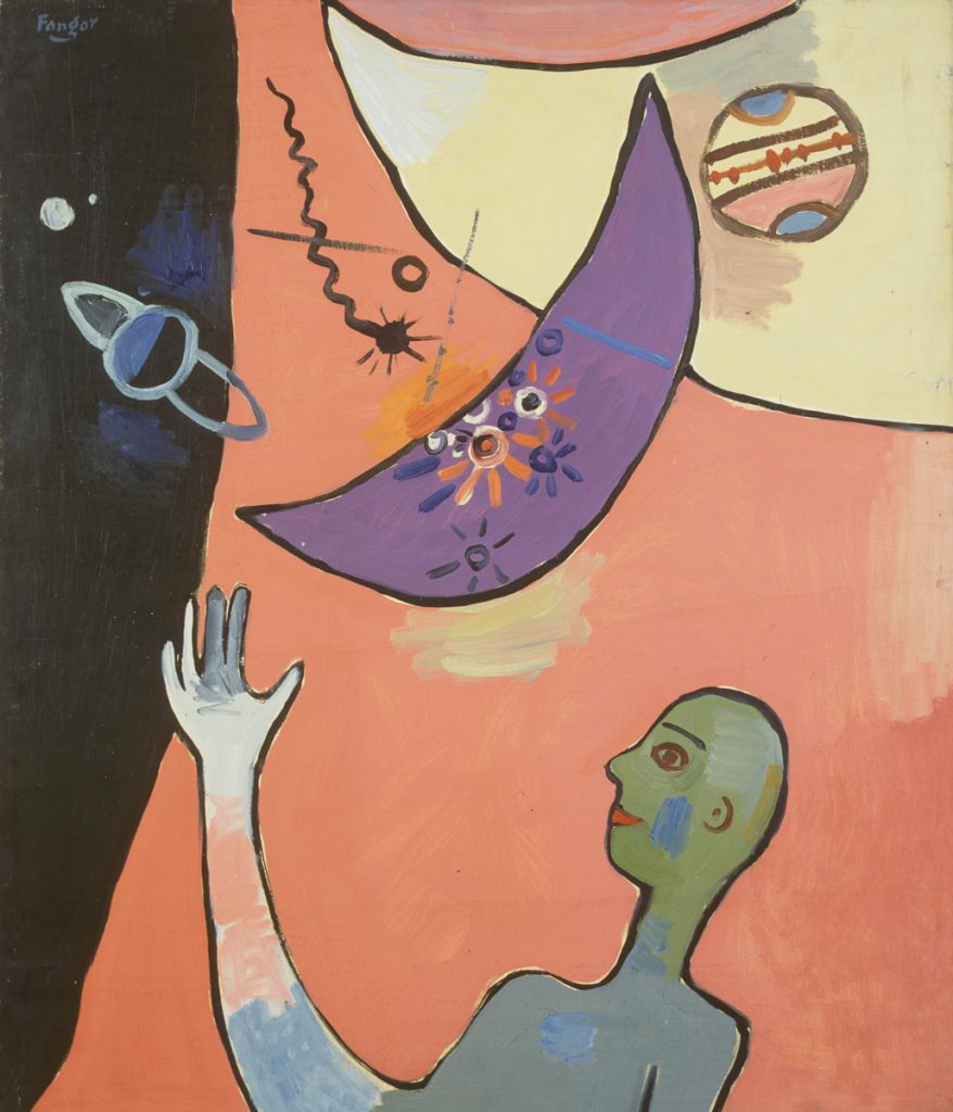Wojciech Fangor: _Planety_, 1955