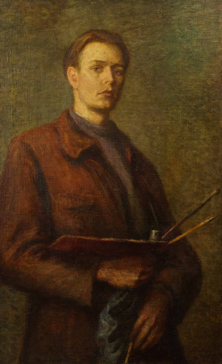 Wojciech Fangor: Autoportret, 1942