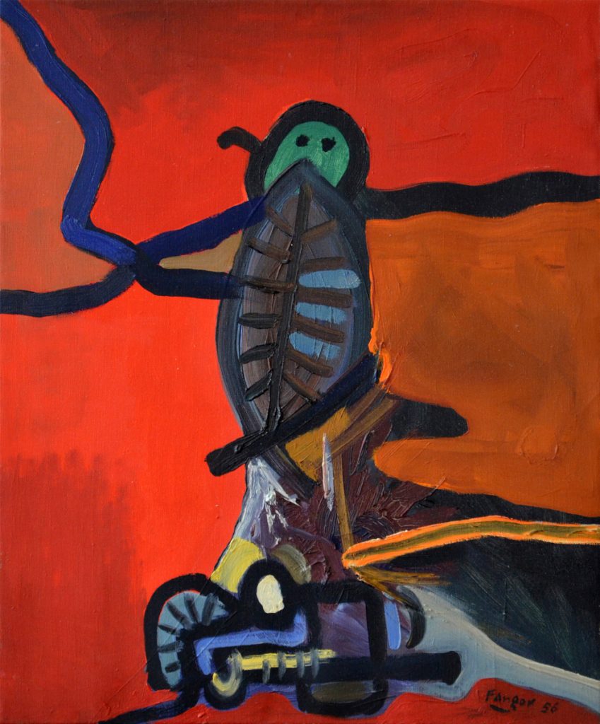Wojciech Fangor: _Robak_, 1956