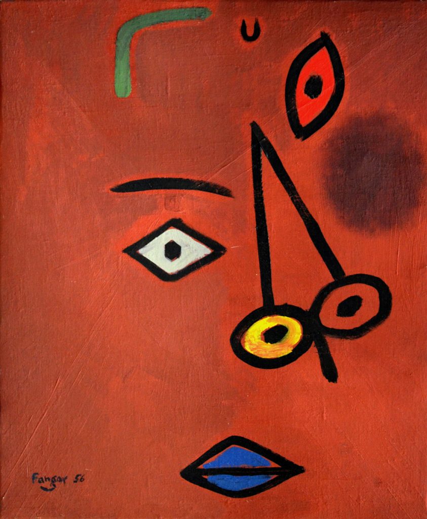 Wojciech Fangor: _Oczy_, 1956
