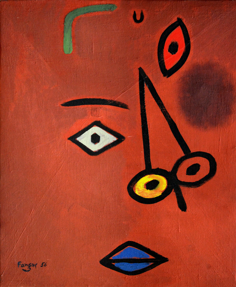 Wojciech Fangor: Oczy, 1956