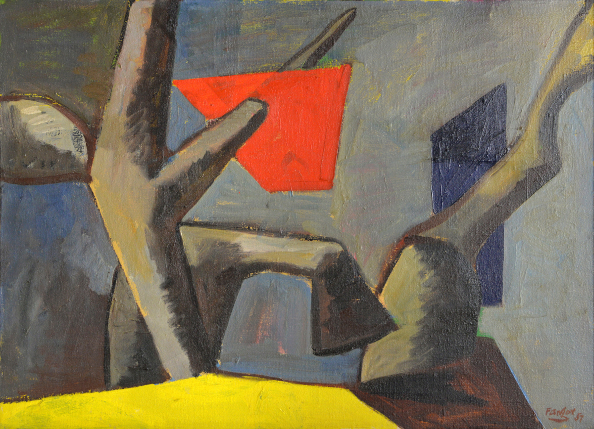 Wojciech Fangor: Kompozycja I, 1957