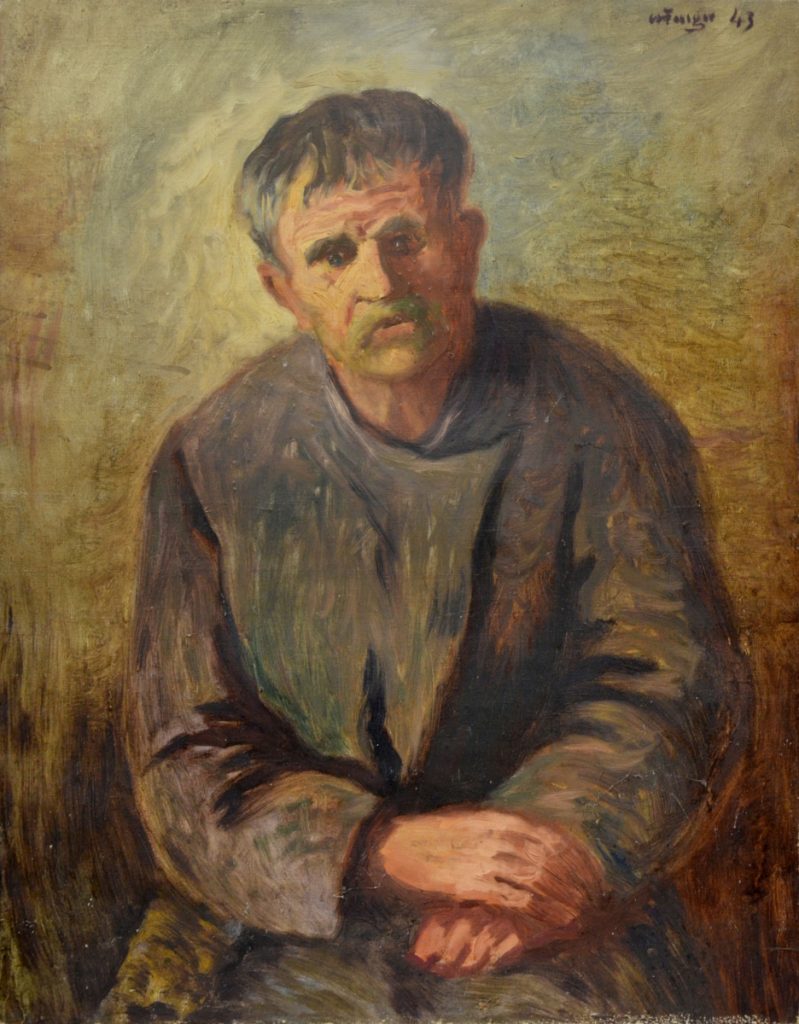 Wojciech Fangor: _Dziad_, 1943