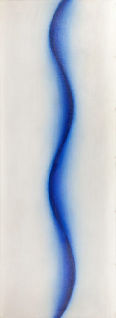 Wojciech Fangor: _Blue Wave_, 1962