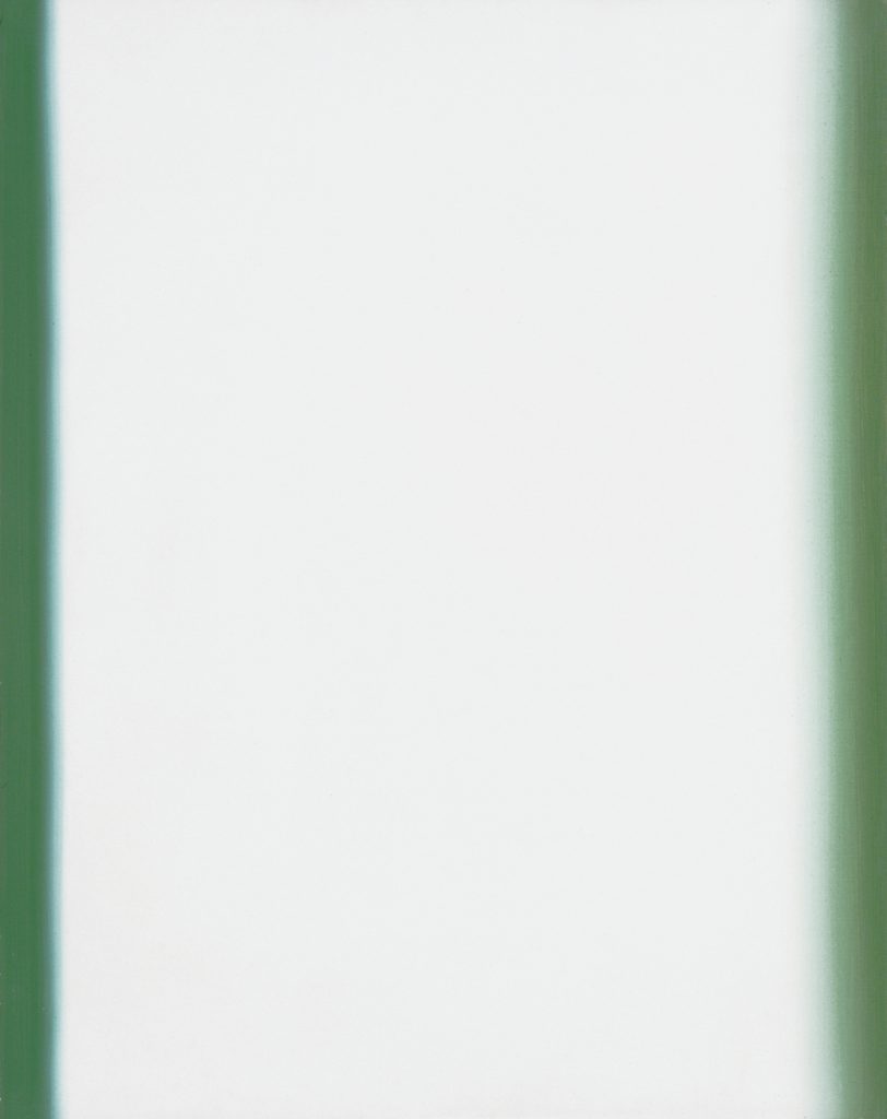 Wojciech Fangor: _White and Green_, 1962