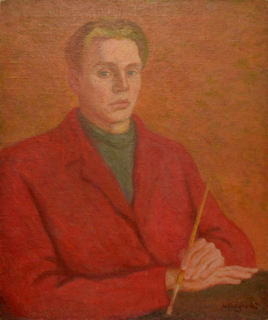 Wojciech Fangor: _Autoportret_, 1947