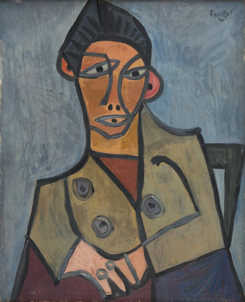 Wojciech Fangor: Portret mężczyzny, 1948