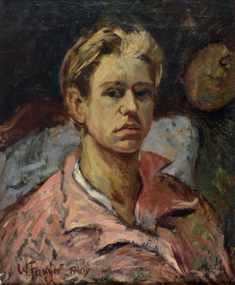 Wojciech Fangor: Autoportret, 1940