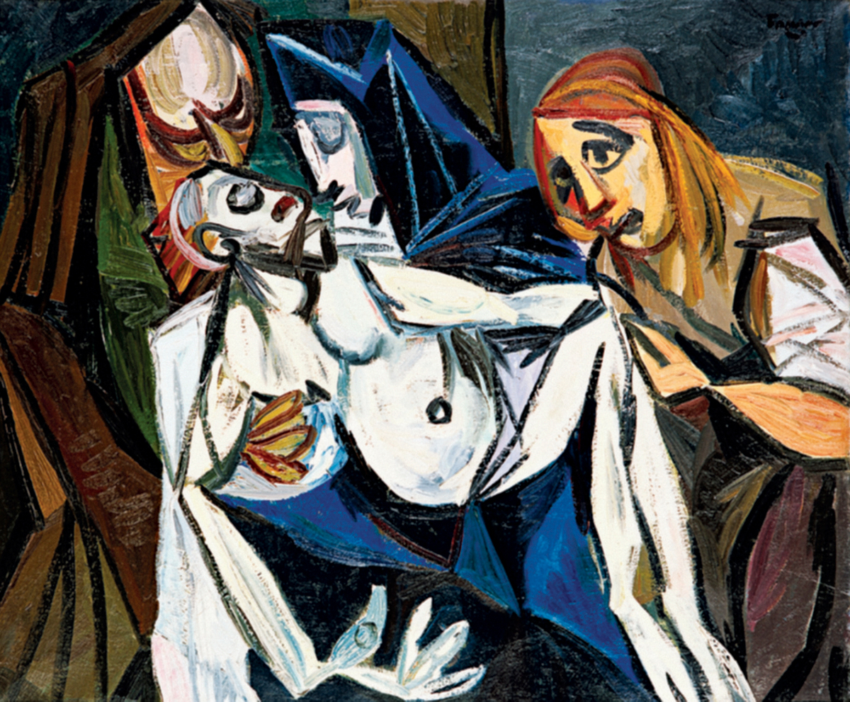 Wojciech Fangor: Pieta według El Greco / Złożenie do grobu, 1948