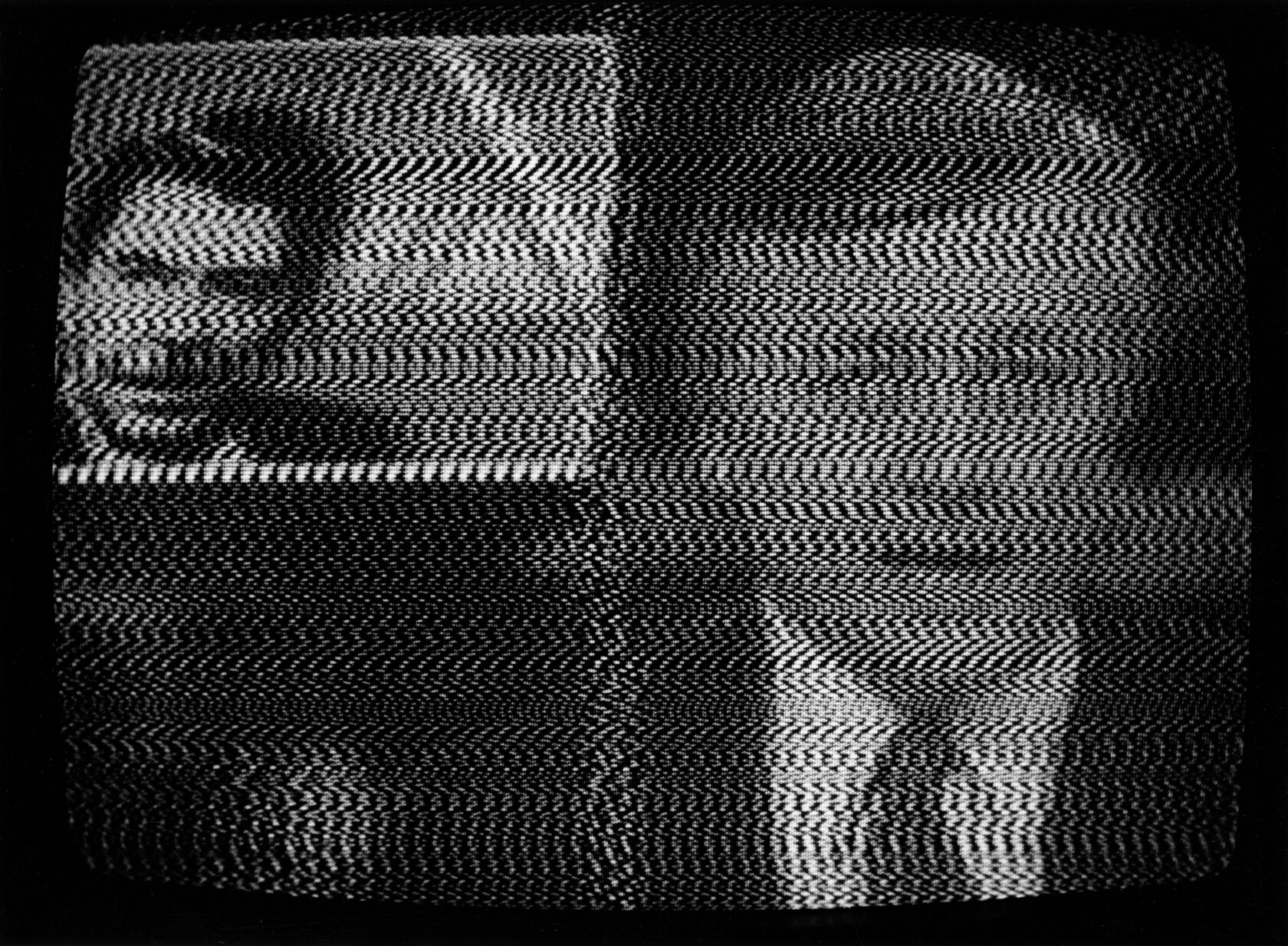 Wojciech Fangor: Ronald Reagan z serii Fotografie telewizyjne, c. 1982