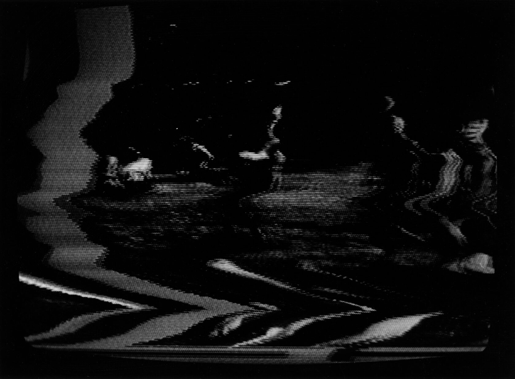 Wojciech Fangor: Fotografia z serii Fotografie telewizyjne, c. 1982