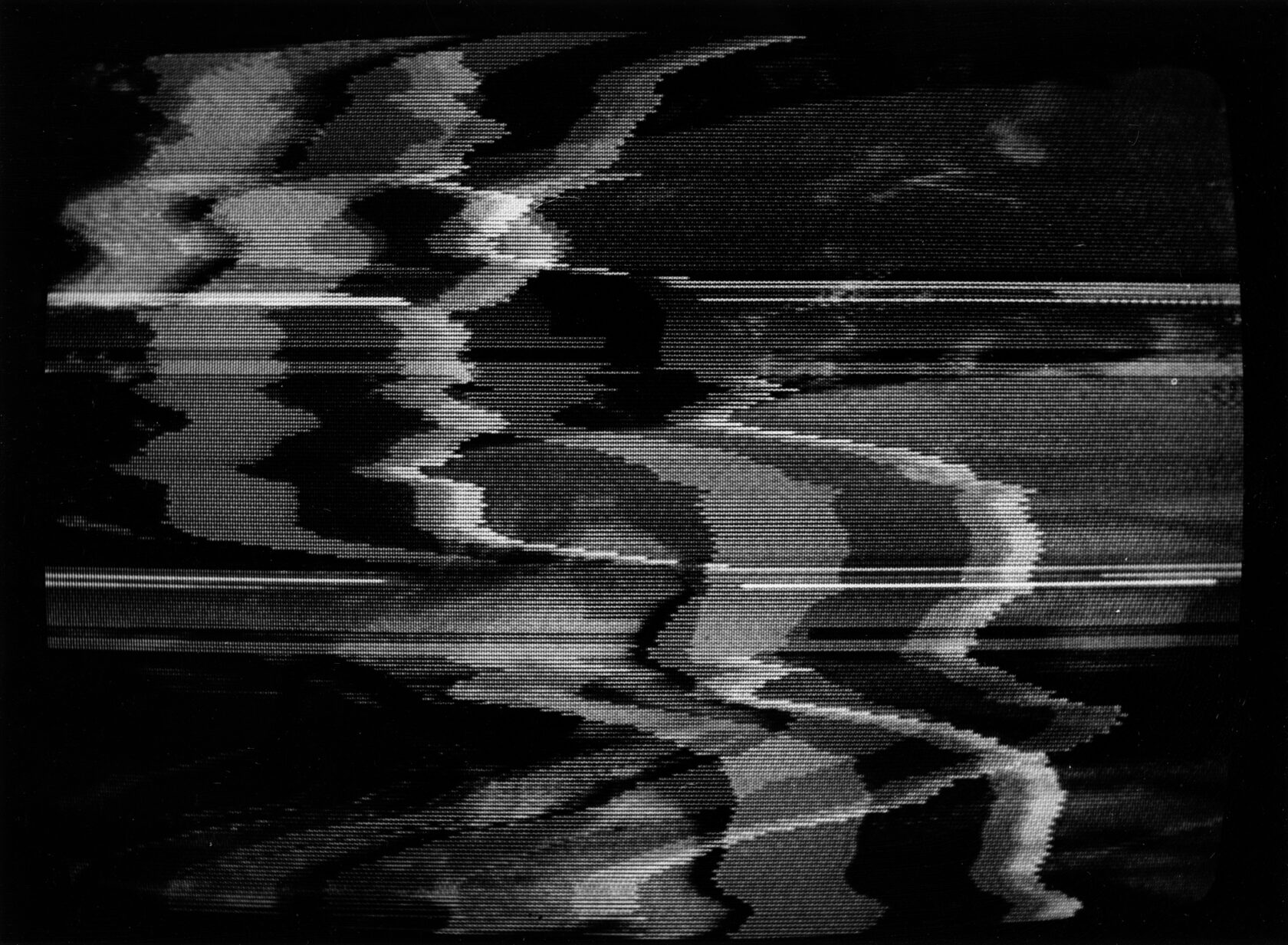 Wojciech Fangor: Fotografia z serii Fotografie telewizyjne, c. 1982