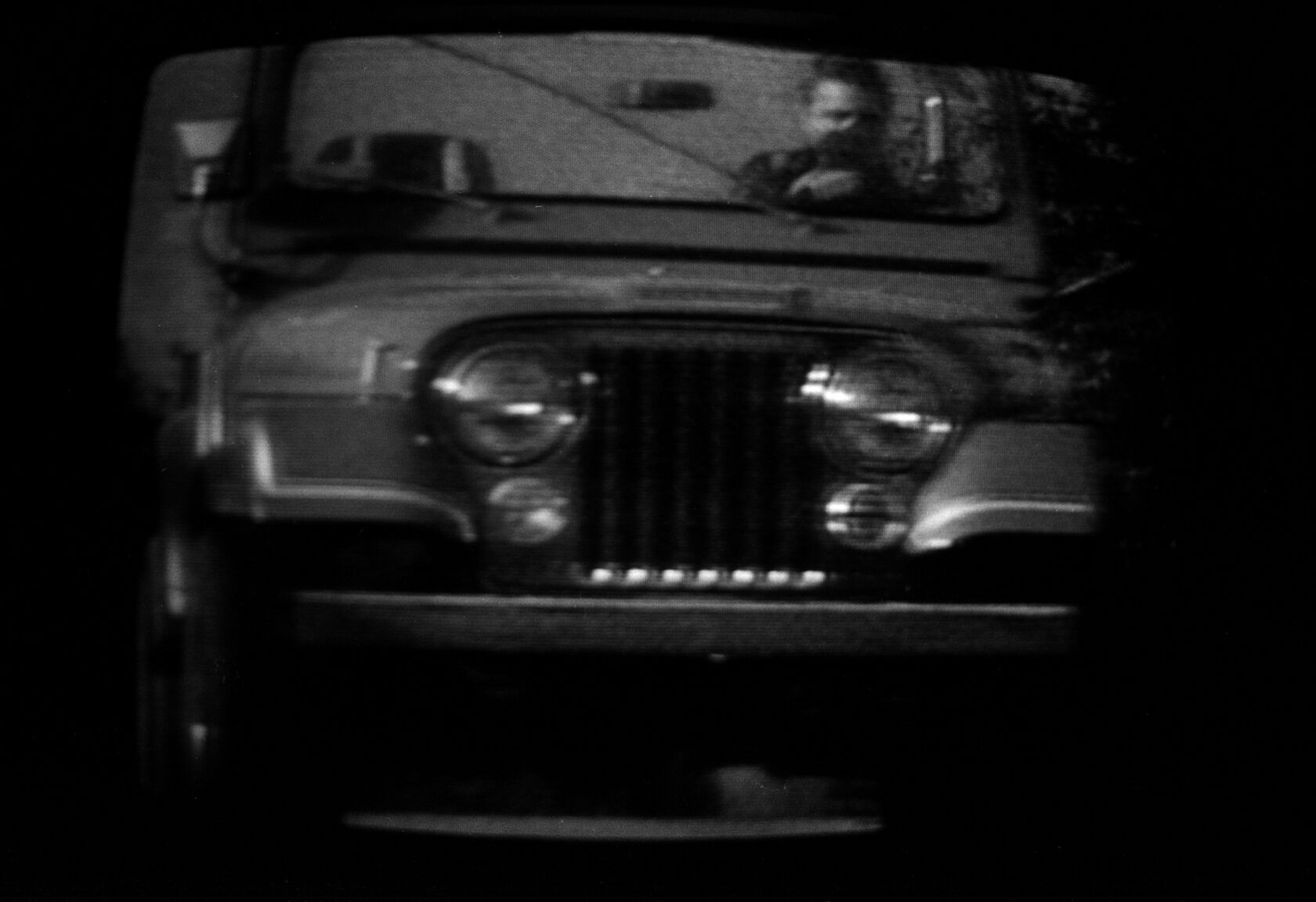 Wojciech Fangor: Jeep CJ-7 z serii Fotografie telewizyjne, c. 1986