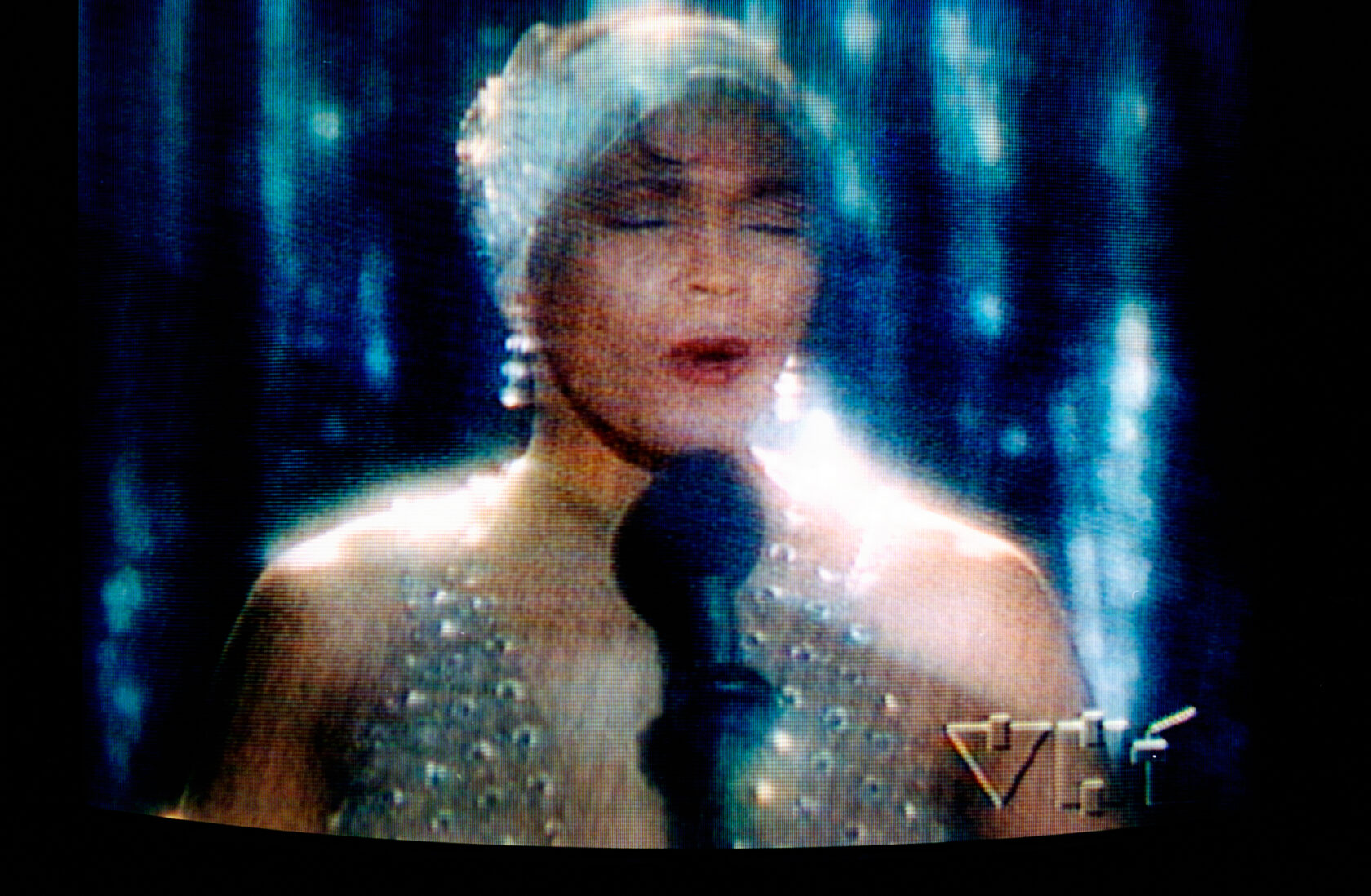 Wojciech Fangor: Whitney Houston z serii Fotografie telewizyjne, c. 1993