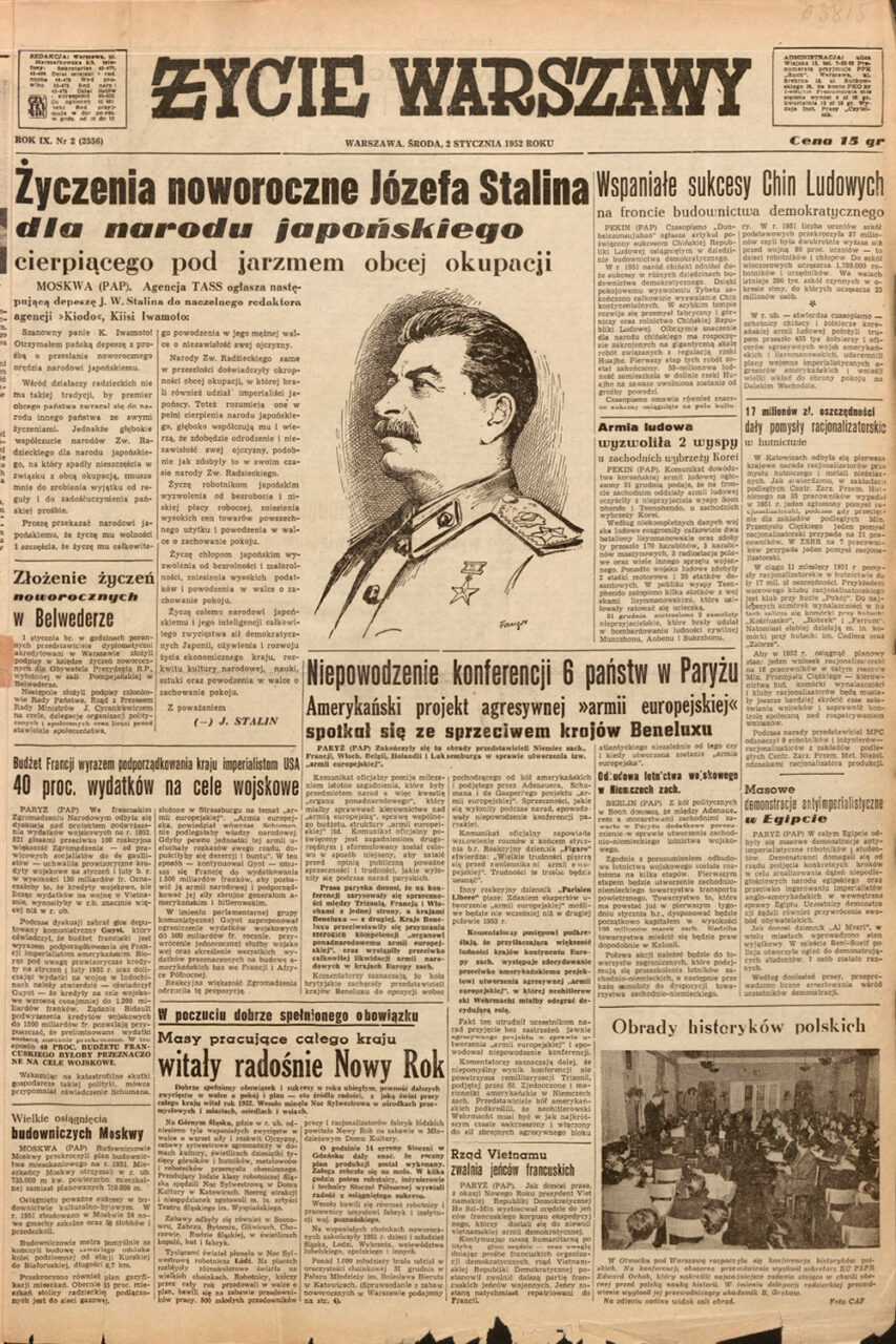 Wojciech Fangor: Józef Stalin, 1952