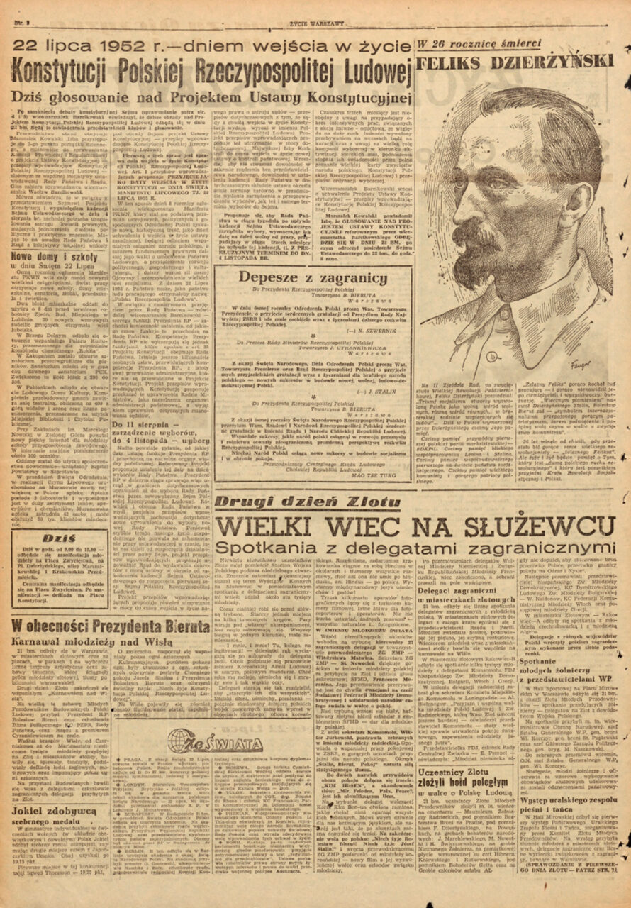 Wojciech Fangor: Feliks Dzierżyński, 1952