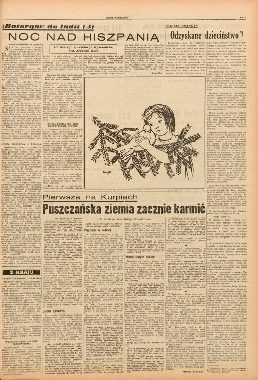 Wojciech Fangor: _Odzyskane dzieciństwo_, 1952