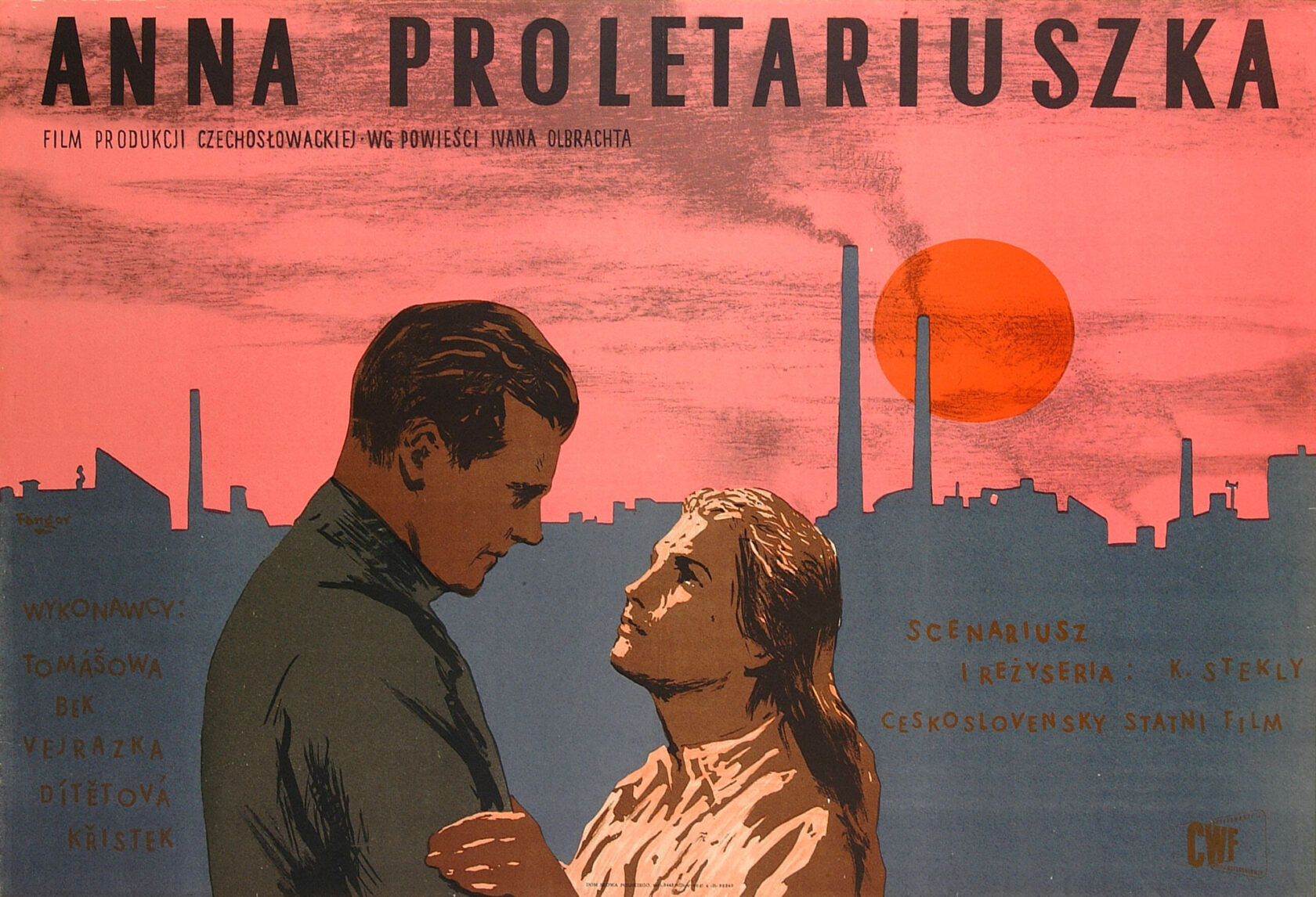 Wojciech Fangor: _Anna proletariuszka_, 1954