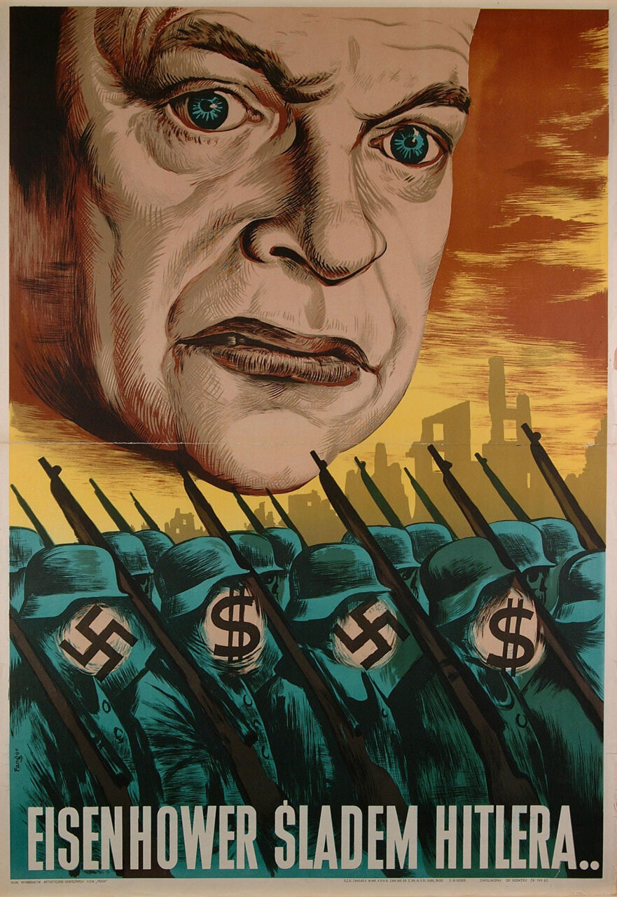 Wojciech Fangor: _Eisenhower śladem Hitlera…_, 1951