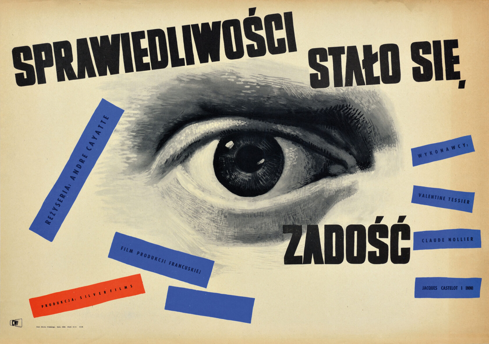 Wojciech Fangor: _Sprawiedliwości stała się zadość_, 1957