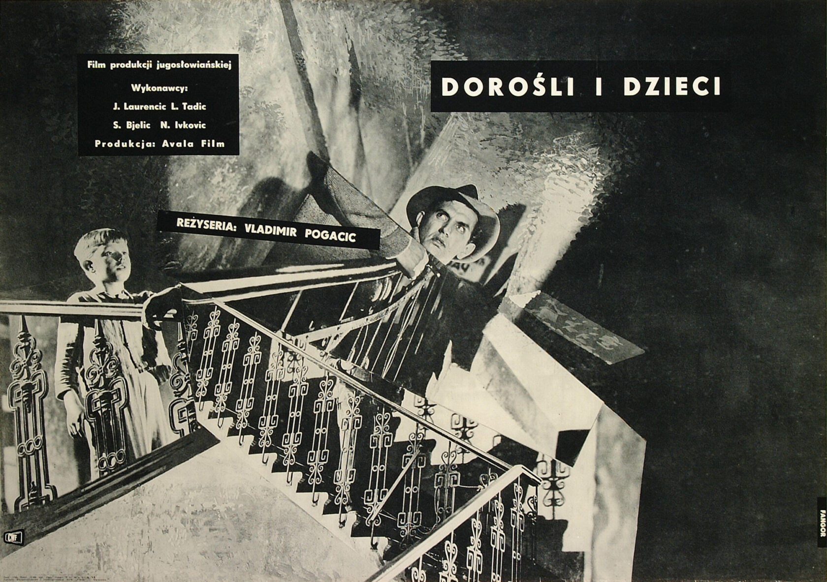 Wojciech Fangor: _Dorośli i dzieci_, 1958