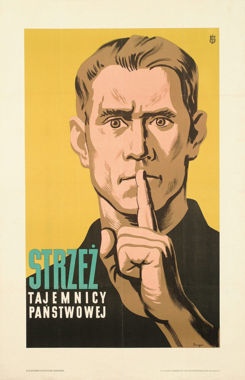 Wojciech Fangor: _Strzeż tajemnicy państwowej_, 1951
