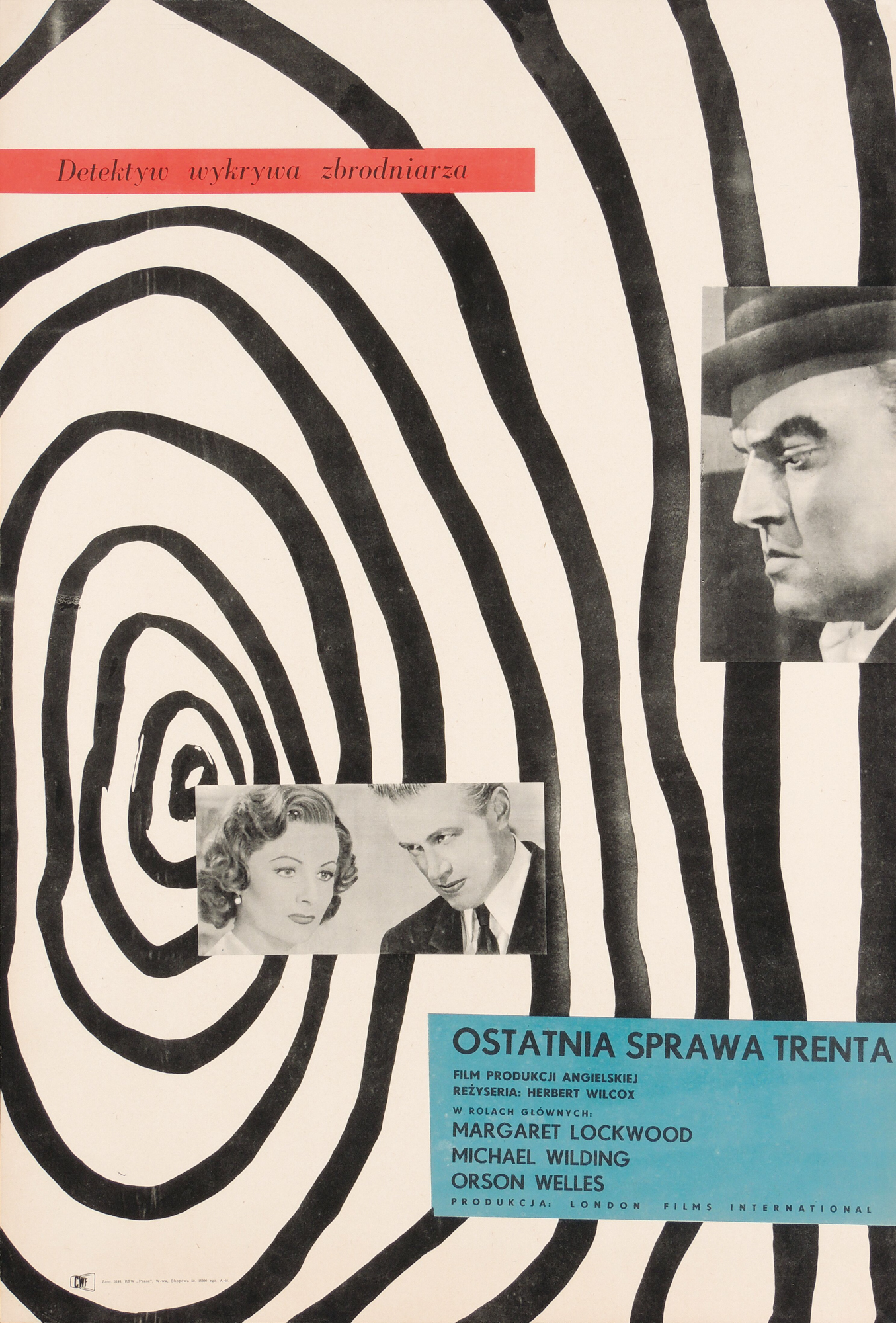 Wojciech Fangor: Ostatnia sprawa Trenta, 1958