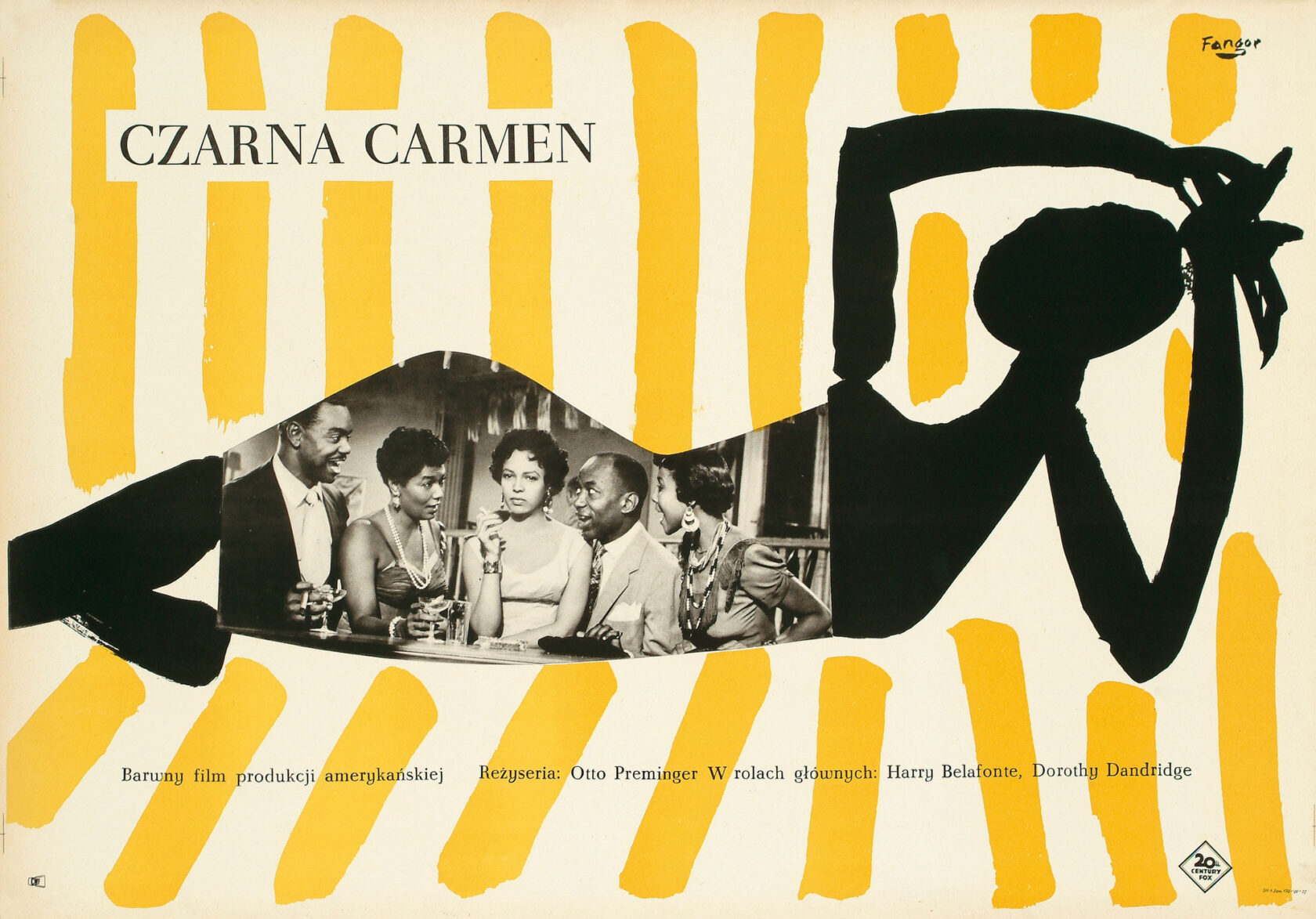 Wojciech Fangor: _Czarna Carmen_, 1959