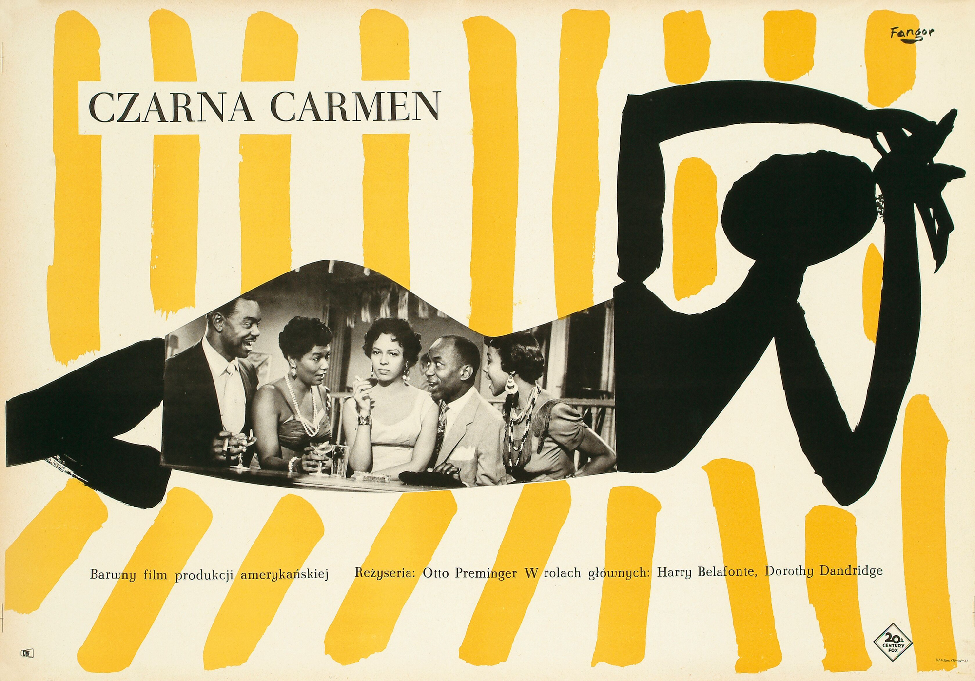 Wojciech Fangor: Czarna Carmen, 1959