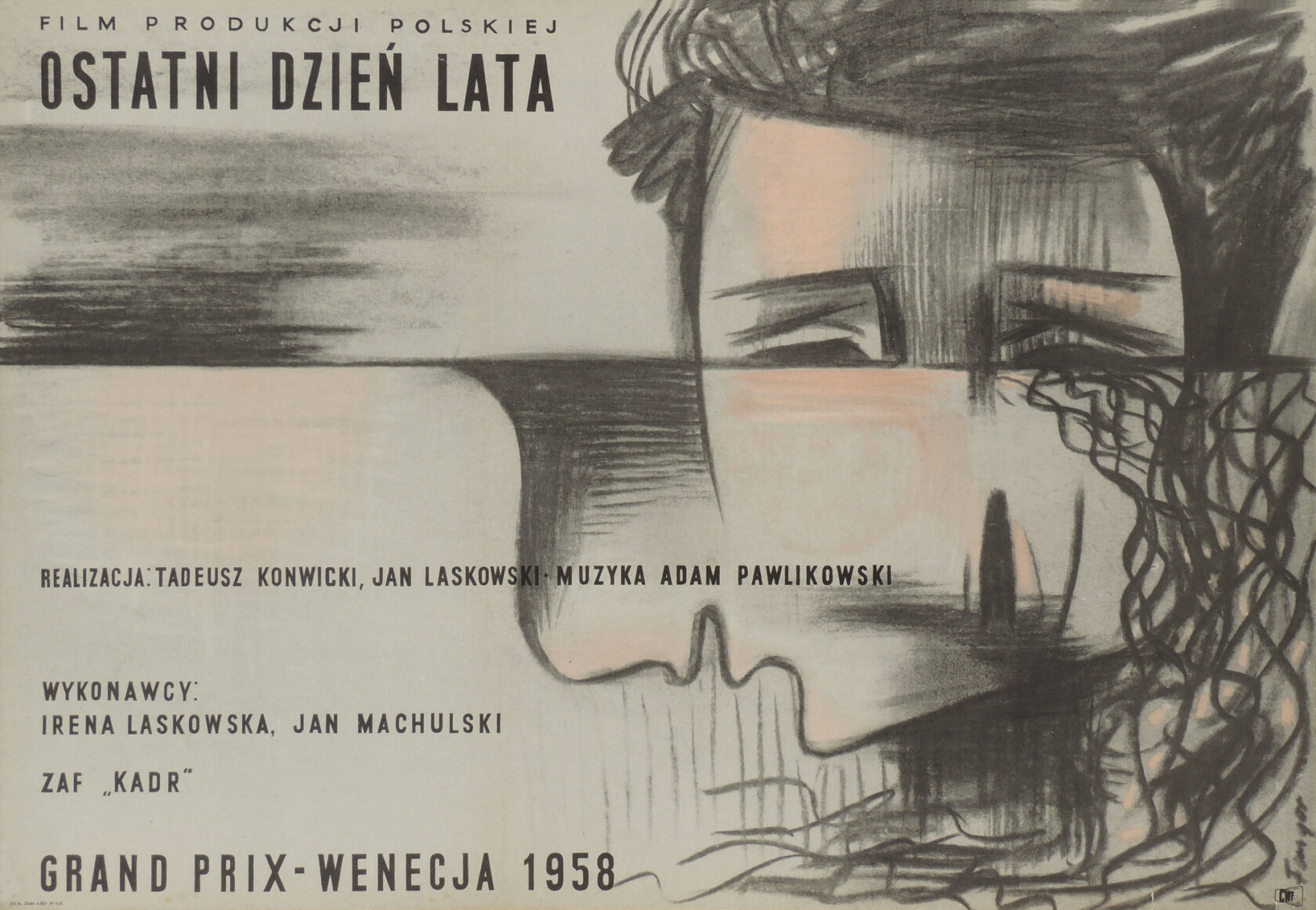 Wojciech Fangor: _Ostatni dzień lata_, 1959